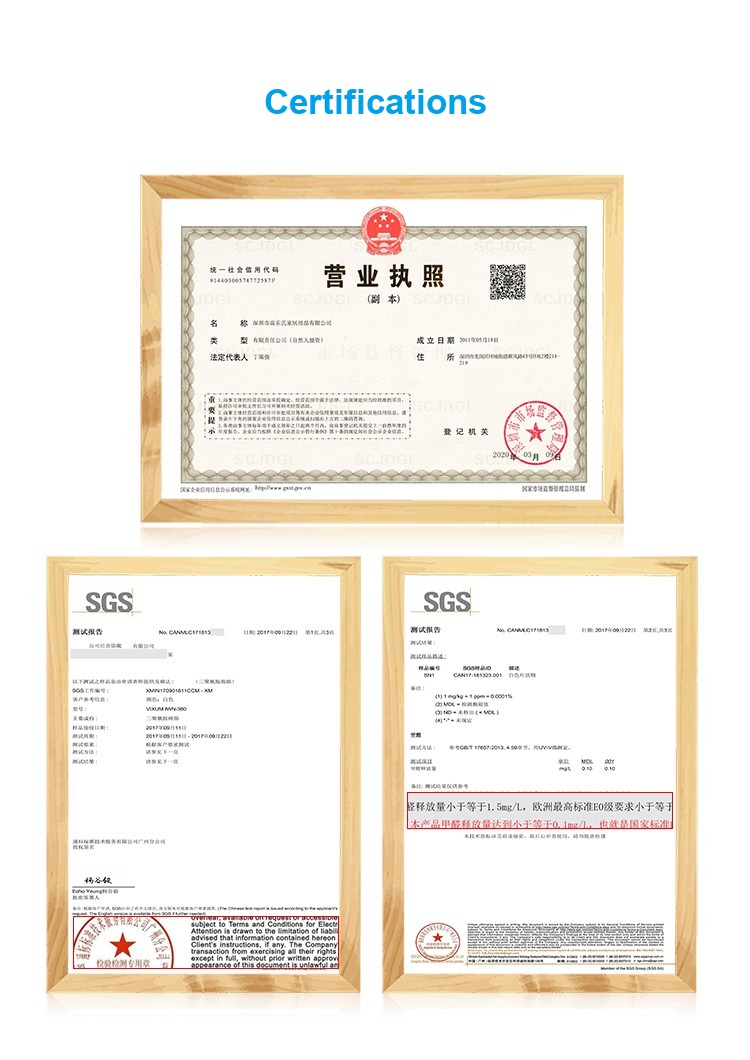 GaoLeshi reticulated filter sponge - certs
